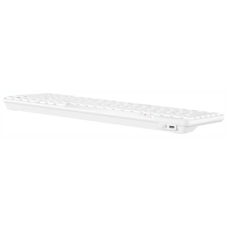 Keyboard A4Tech FSTYLER FBK27C AS White USB wireless BT/Radio Slim Multimedia (FBK27C 106853-7