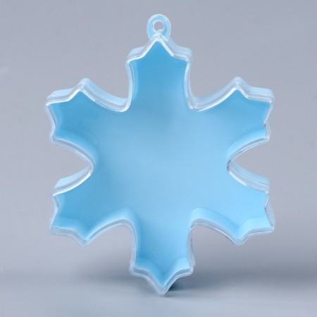 The basis for creativity and decoration "Snowflake", set of 3 pcs., Size 1 pc. - 8 × 9 × 2.5 cm