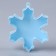 The basis for creativity and decoration "Snowflake", set of 3 pcs., Size 1 pc. - 8 × 9 × 2.5 cm