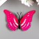 Magnet "Butterfly with double wings" 6x6.5 cm