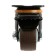 Furniture wheel Cappio d = 62, on the site, with a stop, rotary, TPR coating
