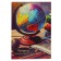 Notebook for recording difficult words, 64 sheets "Globe", cover Cross Cardboard, Block 60 g/m2
