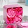 Soap roses, fuchsia and pink, set 4 pcs.