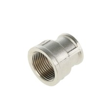 Муфта переходная Valtec, 1/2" x 3/4", никелированная латунь