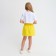Children's skirt KAFTAN, size 38 (146-152 cm), yellow color