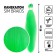 SIM-BRAIDS Kanecalon is monophonic, corrugated, 65 cm, 90 gr, light green color (#green)