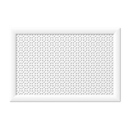 Screen for radiator, Susanna, white, 90x60 cm