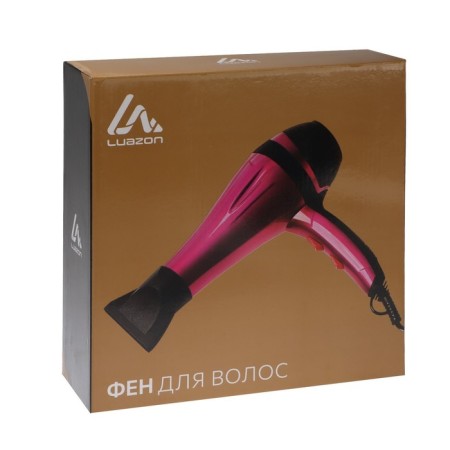 Feng Luazon LGE-003, 2800 W, 2 speeds, 3 temperature conditions, pink-black-7
