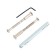 Lockland 003 bar handles, m/o 55 mm, Nickel color