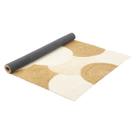 Jute carpet, AGRA ETHNIC cotton coat, size 160x230 cm-5