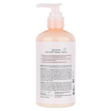 Hair mask Daeng Gi Meo Ri Egg Planet Oatmeal Treatment, 280 ml-1