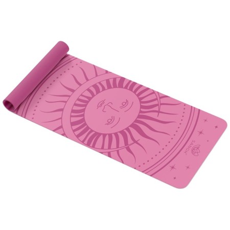 Joga mat, 183x61x0.6 cm, pink color-11