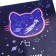 Diary for grades 5-11, 48 sheets "Cosmo Cat", solid cover, glossy lamination, foil embossing