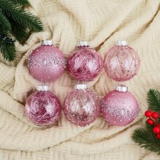 Set of balls plastic D-8 cm, 6 pcs 
