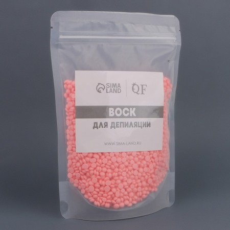 Wax for depilation, film, in granules, 300 gr, pink color-5