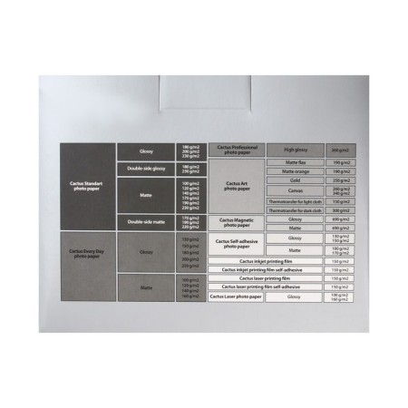 Photo paper for jet print A6, 500 sheets Cactus, 200 g/m2, one -sided, matte-2