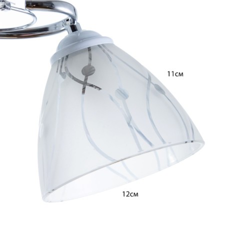 Avtal chandelier 3he27 40W Belo-chromium 50x50x27 cm Bayerlux-5
