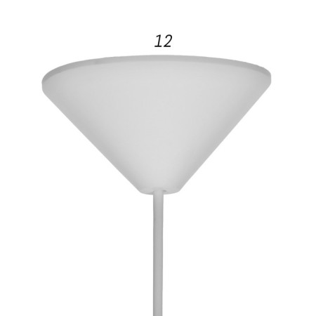 Lamp Bayerlux "Elena" 1 lamp E27 60 W milk (Fig. Mix)-9
