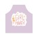 Apron of a kitchen with a photo print "Girl Power", adjustable, size OS