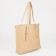 Zipper bag with lightning, beige color