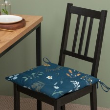 Siddle on the chair of the share of the Twilight Forest 42x42 cm, 100% cotton, mobbled 164 g/m2