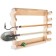 Holder for garden equipment, wall -mounted, under 4 tools, Greengo