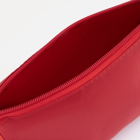 Cosmetic bag with lightning, red color-3