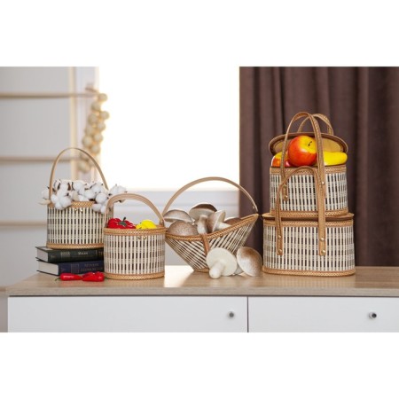 Basket for storage of the shares Nature, 20 × 13 × 13, bamboo-7
