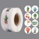 Stick Paper "Watercolor drawings" d = 2.5 cm 500 pcs in a roll 3x6.5x6.5 cm