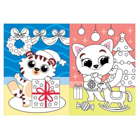 Reusable coloring "Tigeronok", 12 p.-2