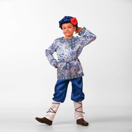 Children's carnival costume "Vasya-Vasilyk", size 28