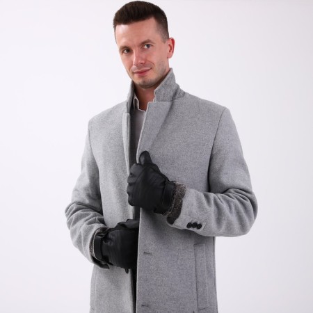 Gloves male, dimensionless, with insulation, black color-3