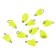 Cargo bullet-excentric stained collapsible Yaman 10 pcs., 4 g, yellow