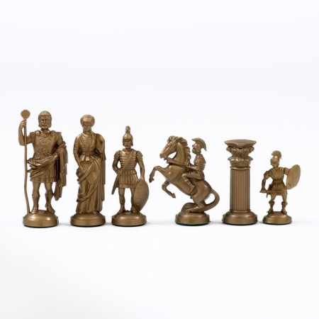Chess Polish Wooden Madon "Spartan", 49 x 49 cm, King H-10 cm, weighted-7
