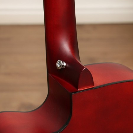 Acoustic guitar, Sanbert color, 104cm, with a neckline-5