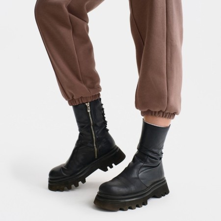Women's pants, coffee color, size 44-6