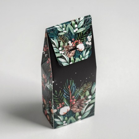 Folding box "Pressent", 6 x 14.5 x 3.5 cm, New Year-3