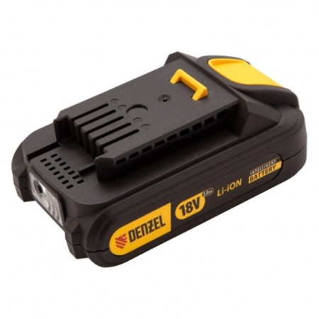 Battery battery Denzel 28433, IB-18-2.0, Li-Ion, 18 V, 2 Ah-1