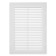 Ventilation grate Zein Lux LP185, 185 x 255 mm, with a net, detachable