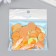 Sequins "circle" orange set 30 g d = 2 cm