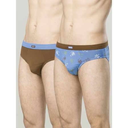 Men's panties, size 48 Blue, brown color, 2 pcs