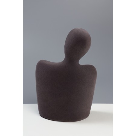 Bust for jewelry "Silhouette", 13 × 7 × 20 cm, h = 20 cm, phlock, color gray-9