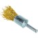 A set of brushes for a bison drill 35225-17-H2_z02, disk, twisted, steel, 0.3 mm, 17 mm, 2 pcs.