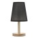 Bordeaux table lamp E27 40W black 14x14x30 cm Risalux