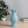 VAZ Coramics Table "Philix" D Ob - 6 cm, 22.5x9 cm, blue