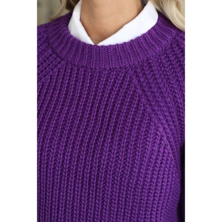 Female jumper, size 42, purple color-1