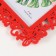 Photo frame plastic 10x15 cm "Butterflies" raspberry 20.5x15.5 cm
