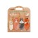 Bookmarks with adhesive edge (stickers) 20 x 55 mm, 4 colors of 20 sheets, plastic Devente Funny Rabbit