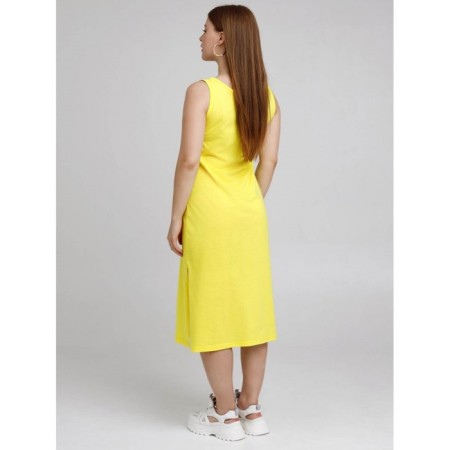 Female dress, size 54, lemon color-3