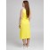 Female dress, size 54, lemon color